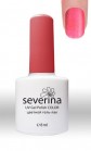 Severina BL 1504 Гель-лак для ногтей, розово-коралловый неоновый с блёстками Gel Polish Color