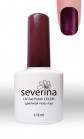 Severina BL 1506 Гель-лак для ногтей, тёмно-фиолетовый с красными блёстками Gel Polish Color