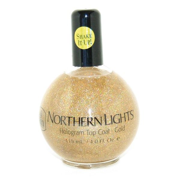 INM Northern Lights Top Coat Покрытие для ногтей Золото 75мл