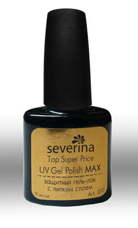 Severina Защитный гель-лак с липким слоем Super Price  Top UV Gel Polish 15 ml