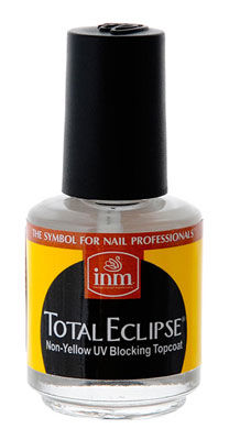 INM Total Eclipse Сушка-закрепитель лака с эффектом свечения в UV 15мл
