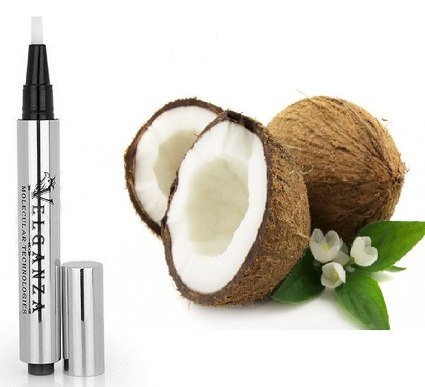 Velganza Масло для укрепления и роста ногтей и ухода за кутикулой с экстрактом кокоса, капиллярный карандаш