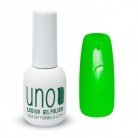 UNO Гель-лак №054, Зеленый неоновый - Green Neon, 12 мл