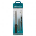 ZINGER SIS-46  Набор маникюрных инструментов (триммер+2 апельсиновые палочки+пилка)