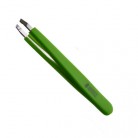 Mertz 265 Пинцет диагональный с обрезиненной ручкой, матированный, длина 9 см